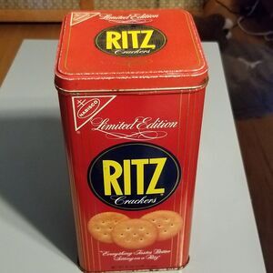 Vintage limited edition Ritz crackers tin